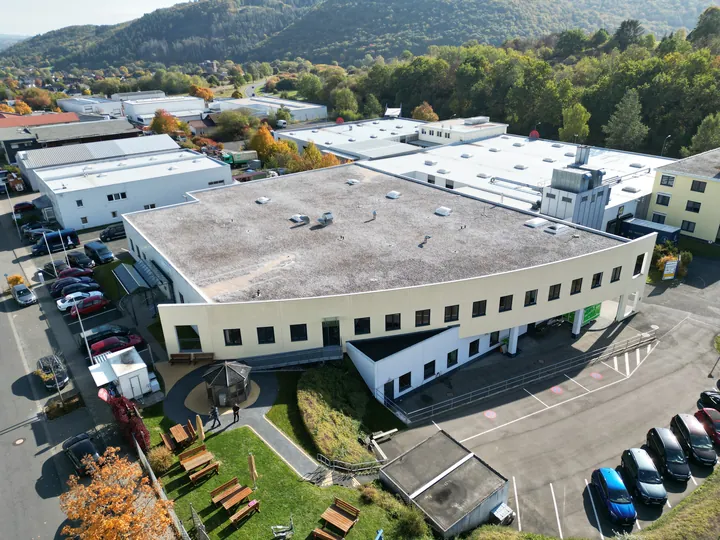 Drohnenaufnahme von der Werkstatt Flammersbach