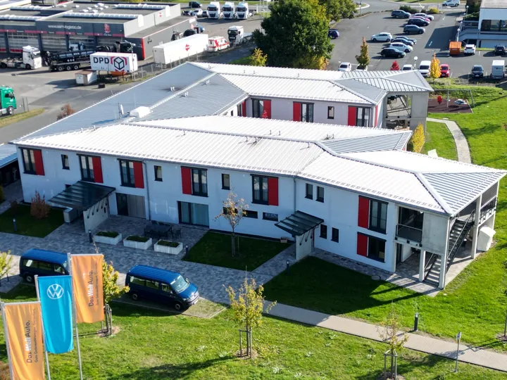 Drohnenaufnahme vom Wohnhaus Haiger